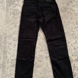 Men’s black corduroy pants